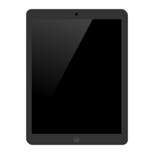 Foto del iPad en negro