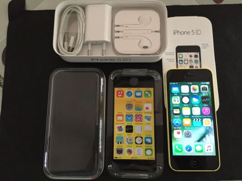 IPHONE 5C - 8GB, LIBRE, AMARILLO, ORIGINAL, COMO NUEVO!!!!