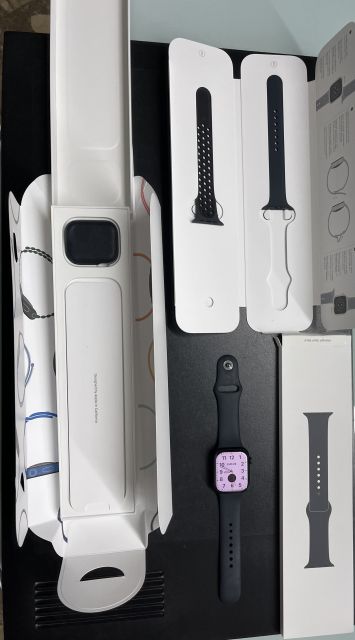 APPLE WATCH SERIES 7 45MM MIDNIGHT ALUM MID SPORT BAND CEL