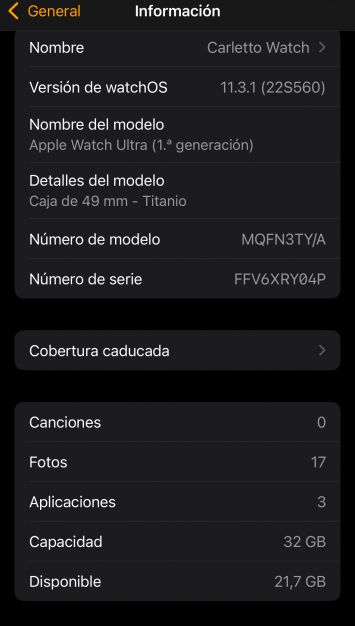 Apple Watch Ultra 49 mm (primera generación )