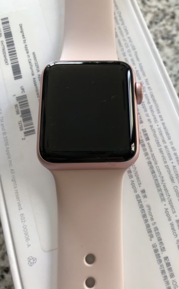 Apple Watch Series 2 38mm Rose Gold Aluminum  Pink Sport Band
