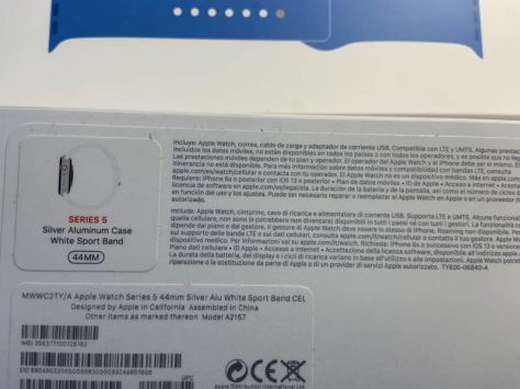 Apple Watch Series 5 44mm Wifi+Cellular Como nuevo