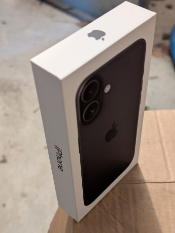 iPhone 16 Black 128GB.Sin abrir