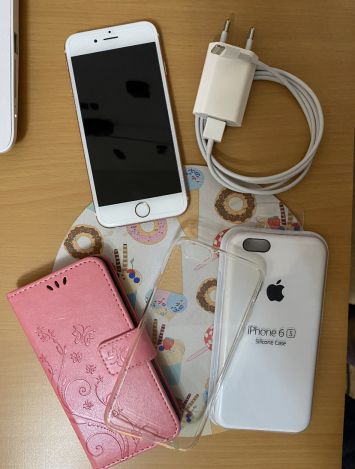iPhone 6s 64Gb Oro Rosa Libre con Cargador y 3 Fundas NUEVAS