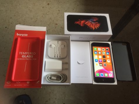 Iphone 6S - 64GB, Libre, Gris Espacial, Impecable, Ganga!!!