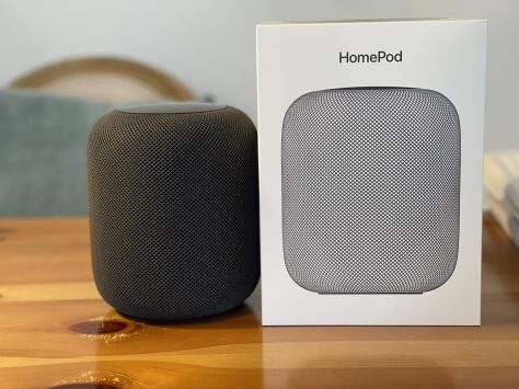 MRW46MARZO// APPLE HOMEPOD NEGRO